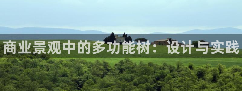 新宝gg属于：商业景观中的多功能树：设计与实践